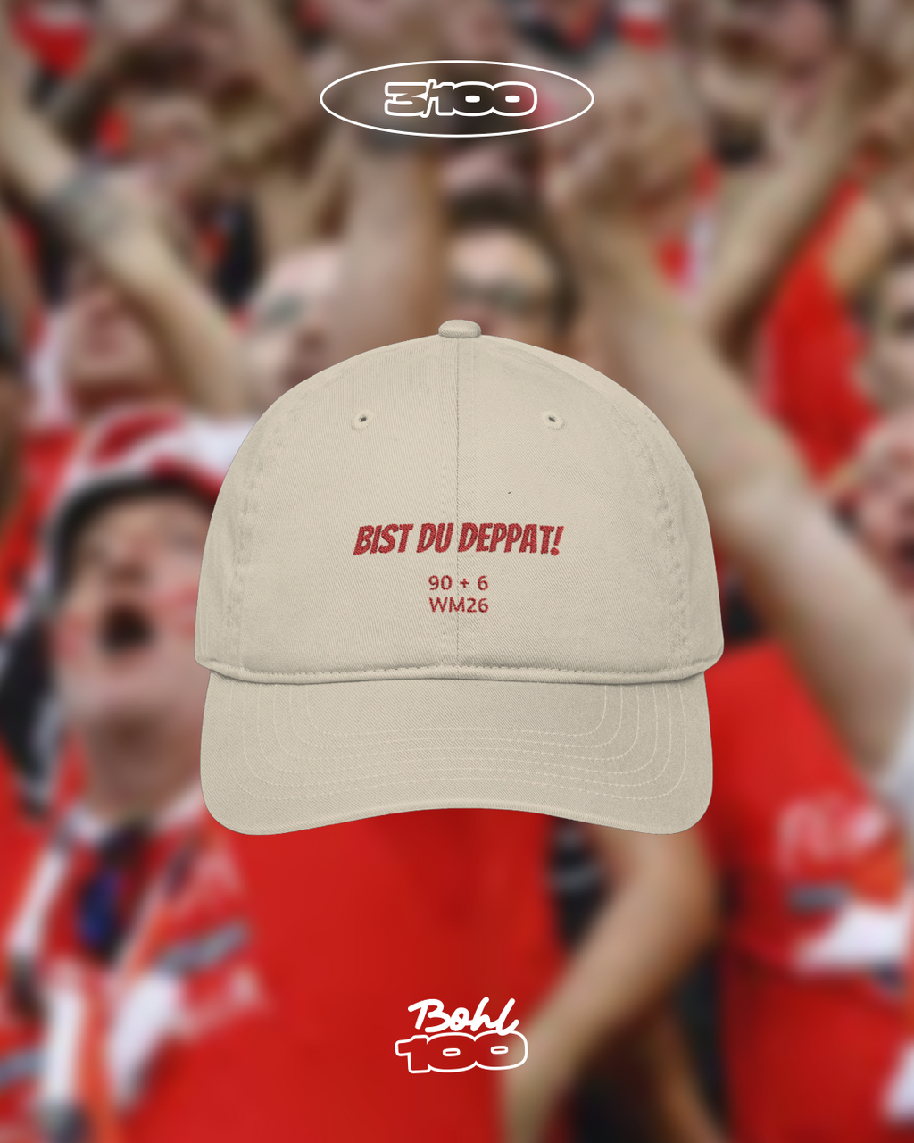Bohl3/100 | BIST DU DEPPAT-Cap